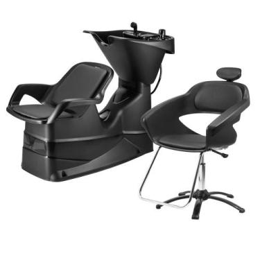 Imagem de Kit Lavatório Champ Cadeira Primma Dompel Com Apoio Cabeça