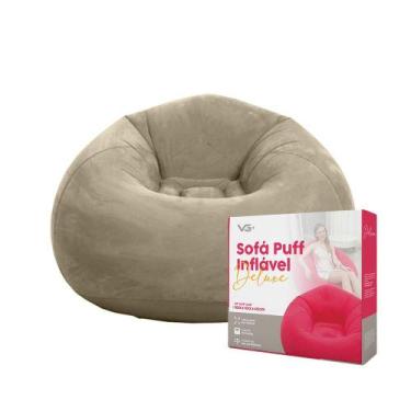 Imagem de Sofá Poltrona Puff Inflável Deluxe Aveludado Vg+ - VG PLUS