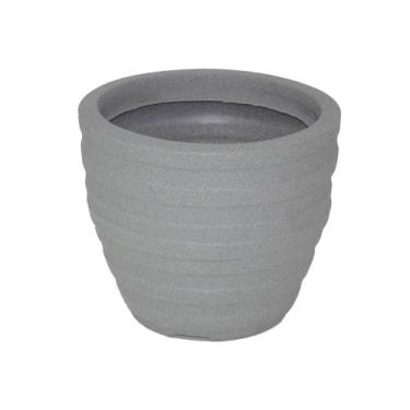 Imagem de Vaso plastico inca 24 cm cimento tramontina