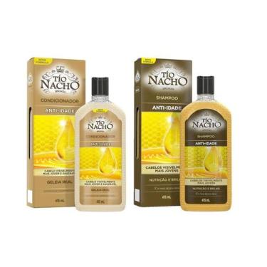 Imagem de Kit Tio Nacho Shampoo & Condicionador Antiqueda Anti-Idade 415ml