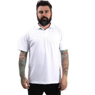 Imagem de Camisa Polo Branca Lisa Para Personalizar Uniformes - Mauá Uniformes ,