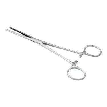 Imagem de Pinça kocher 16 cm 1x2 dentes reta (hemostatica) - Ascamas