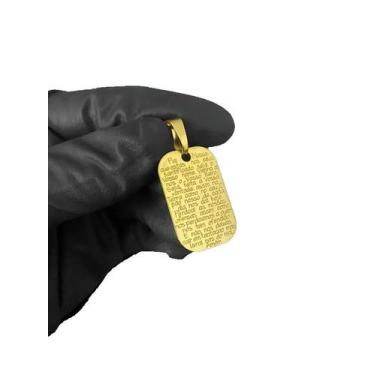 Imagem de Pingente Pai Nosso - Banhado a Ouro 18k - ToJoia18k