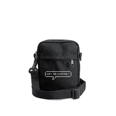 Imagem de Shoulder Bag Why be Normal Transversal Unisex Mini Masculina e Feminin