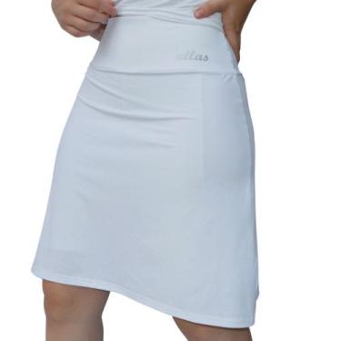 Imagem de Short Saia Fitness Evangélica Ginástica Academia Uv50+ Moda Modesta Al