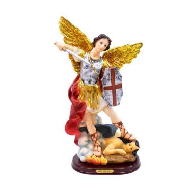 Imagem de São Miguel 30.5cm Enfeite Religioso - Taimes