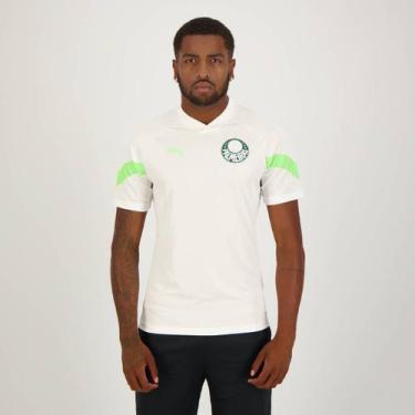 Imagem de Camisa Puma Palmeiras Treino 2023 Branca, EG