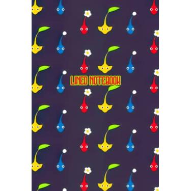 Imagem de Lined Notebook: The Ultimate Excellent Pikmin Working Characters Notes Compilation Notebooks For Students/Teachers Offices 6 X 9 110 Pages