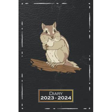 Imagem de Diary 2023-2024: Squirrel, Motive | A5 (6x9), Softcover | One Week on a Double Page | From Monday to Sunday | Weekly Planner | Animal | qb1