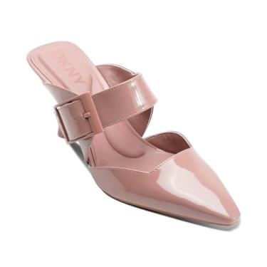 Imagem de DKNY Sandália feminina Nardin-Mule Pump com palmilha acolchoada e salto alto, Blush, 37