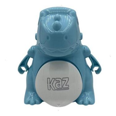 Imagem de Apontador Manivela Manual Lápis Dinossauro Mesa Grande Kaz , Azul