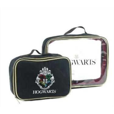 Imagem de Kit Necessaire Harry Potter Hogwarts c/2 Peças - Zona Criativa