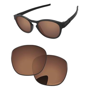 Imagem de PapaViva Lentes de substituição para óculos de sol Oakley Latch OO9265 53 mm, Cobre marrom, Latch