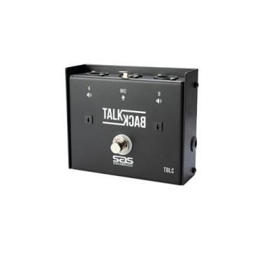Imagem de Pedal talk back santo angelo com trava led tblc preto