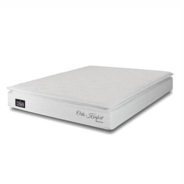 Imagem de Colchao Casal Hellen Orto Confort One Face D33 Branco Com Bege - HELLE