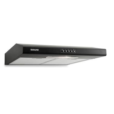 Imagem de Depurador de Ar Suggar DI61PT Slim 60cm Com 3 velocidades Luminária Dupla Filtragem 127V Preto