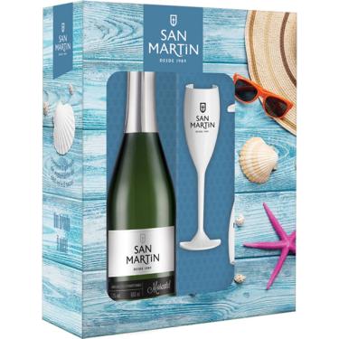 Imagem de Espumante Panizzon San Martin Moscatel Branco 660ml c/2 Taças