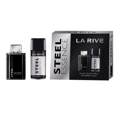 Imagem de Kit Steel Essence La Rive - Eau de Toilette Masculino 100 ml Desodorante 150 ml