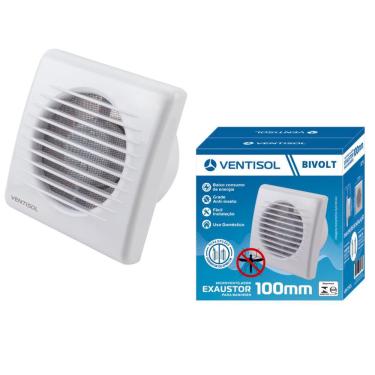 Imagem de Exaustor P Teto Banheiro Silencioso 10Cm Anti Insetos Bivolt