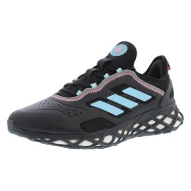Imagem de adidas Tênis de corrida masculino Web Boost, Carbono/Bliss Blue/Core Black, 42