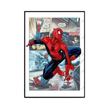 Imagem de Marvel Vingadores Homem-aranha Homem De Ferro Super-herói Arte Da Pare