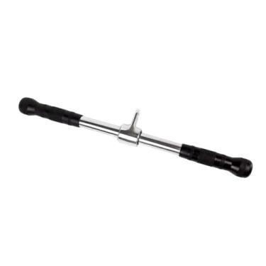 Imagem de simhoa Polia de cabo de fixação da máquina de cabo de barra de barra de barra para a máquina de doméstico de rack de agachamento, Preto Prateado