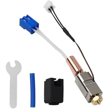 Imagem de YUYUEMI Kit Hotend de atualização Genius para artilharia Sidewinder X1 X2, com cartucho de aquecedor, termistor de garganta, bico de vulcão, bloco de aquecimento, meias de silicone, acessórios de