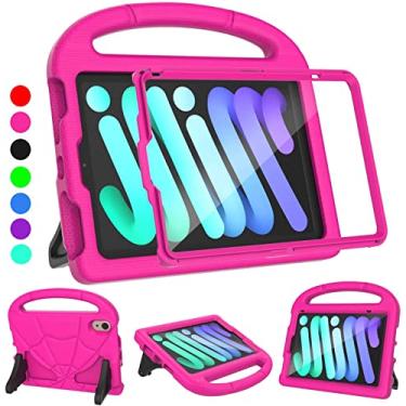 Imagem de Capa para iPad Mini 6 para crianças de 2021 (8,3 polegadas, 6ª geração), Lainergie leve, à prova de choque, à prova de impacto, protetor de tela integrado com suporte para iPad Mini 6ª geração de 8,3