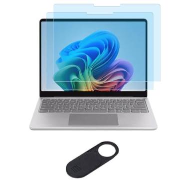 Imagem de Pacote com 2 protetores de tela para laptop Microsoft Surface Laptop de 13 polegadas 2025, filtro de tela antiluz azul antirreflexo e antiimpressão digital