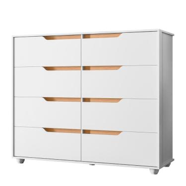 Imagem de Cômoda Quarto Doble com 8 Gavetas e Pés