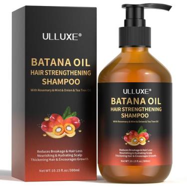 Imagem de Shampoo Ulluxe Batana Oil para crescimento de cabelo 300 ml vegano par