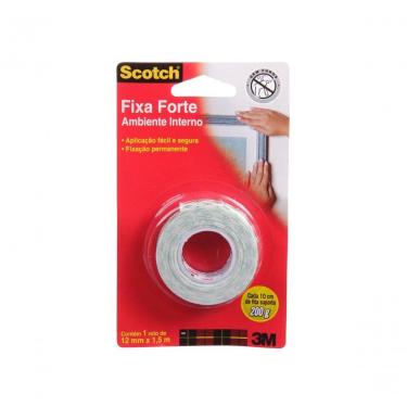 Imagem de Fita Dupla Face De Espuma 3m Ambiente Interno 12x1,5 Metros