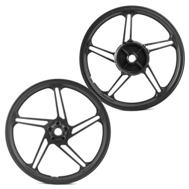 Imagem de Par de Rodas Dianteira Disco de Liga Leve Cg 150 160 Titan Fan Start – Fabreck 5 Palitos