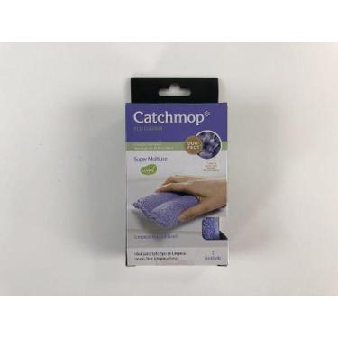 Imagem de Esponja Microfibra Limpeza Lava Carros Super Multiuso Catchmop Lilas