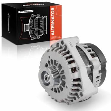 Imagem de A-Premium Alternador compatível com Chevrolet C4500/C5500/C6500/C7500 Kodiak 2006-2009 e GMC C4500/C5500/C6500/C7500 Topkick 2006-2009, 6,6L 8,1L, 12V 12V 50A, 6 - Polia de ranhura no sentido horário