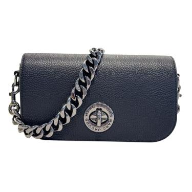 Imagem de Marc Jacobs bolsa tiracolo conversível turnlock, Preto, prata, One Size