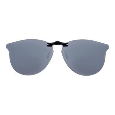 Imagem de Óculos de sol polarizados CLIP-ON para Ray-Ban RX7046 RB7046 Erika Round, Prata., 57 X 18