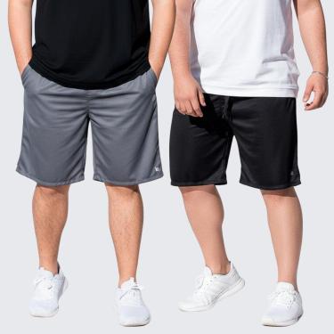 Imagem de 2 Bermuda Plus Size Dry Short Esporte Treino Estilo-Masculino