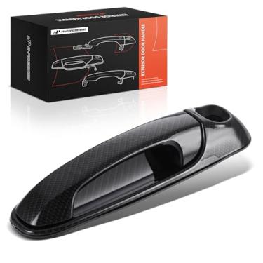 Imagem de A-Premium Maçaneta externa dianteira esquerda do lado do motorista com fechadura compatível com Dodge Ram 1500, Ram 2500, Ram 3500, Durango, Dakota e Mitsubishi Raider e Ram Dakota, preto, aparência