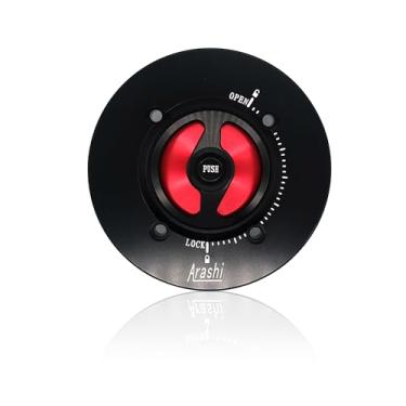 Imagem de Arashi Capa CNC para tanque de combustível sem chave para Kawasaki VERSY.S-X 300, Z400, Z650, Z900, Ninja ZX-6R, Ninja 650, Ninja 400, VERSY.S 1000 KLZ1000DKF Acessórios de substituição de motocicleta