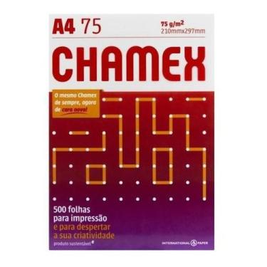 Imagem de Papel A4 Sulfite Chamex Office 210X297 75G Resma 500 Folhas