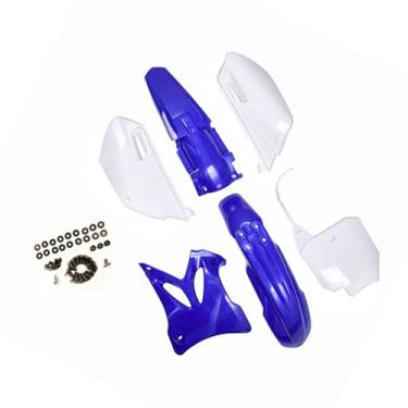 Imagem de hongyu YZ85 Kit de para-lama de plástico azul para Yamaha YZ85 2002-2014 Pit Dirt Bikes incluindo parafuso de montagem