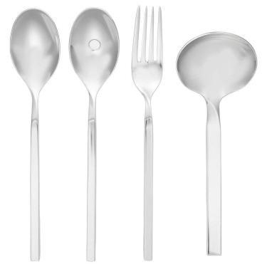 Imagem de Conjunto de Talheres para Servir, com 4 Peças em Material de Aço Inoxidável, Villeroy & Boch, Prata