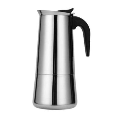 Imagem de Cafeteira Italiana Aço Inox Faz 12 Xicaras