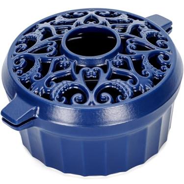 Imagem de IGOHEALS Vaporizador de fogão a lenha – Umidificador de ferro fundido resistente à ferrugem com revestimento de porcelana de três camadas para fogão a lenha, vaporizador de lareira interno para