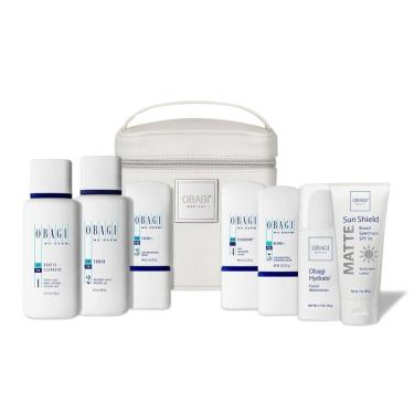 Imagem de Kit Skincare Profissional e Completo Inclui Toner, Hidratante e para Olhos, OBAGI SGB01LWI2RUKUS, Azul