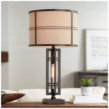 Imagem de Luminária de Mesa Vintage em Metal, FRANKLIN IRON WORKS 32V47, Dourado