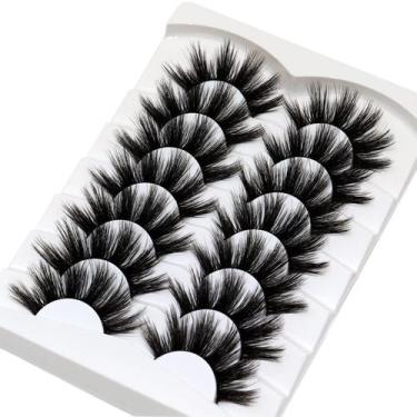 Imagem de Cílios postiços Losha Lashes Fluffy Faux Mink 7 pares
