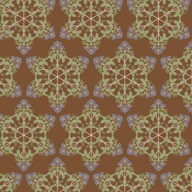 Imagem de zoé&yifan Papel de parede de videira em aquarela pintado à mão, descasque e cole 45 x 300 cm, padrão hexagonal com creme mocha e mirtilo, papel de parede removível boêmio para armário e quarto