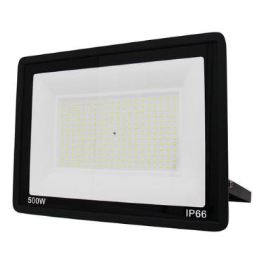 Imagem de Refletor Led Holofote Ultra Thin Microled Bivolt 500w Garagem Linha Pr